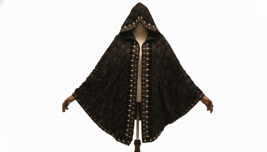 Black Velvet Shawl